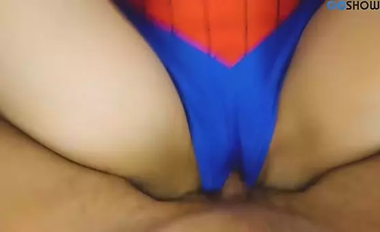 Superwoman Takes Control with a Passionate Blowjob and Fucks Sessions