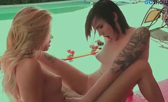 Lesbians Frolicking Inked Tattoos